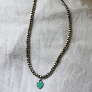 Tiffany heart tag necklace